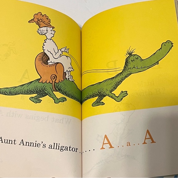 Dr. Seuss's ABC / The Cat In The Hat Hardcover Vintage Lot Of Two - Picture 12 of 15